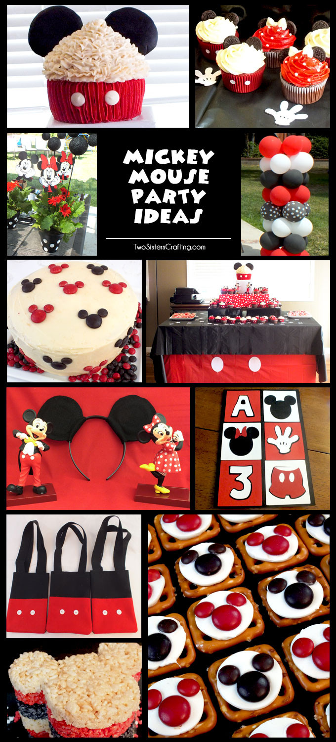 Mickey Mouse Birthday Decor
 Mickey Mouse Party Ideas Two Sisters