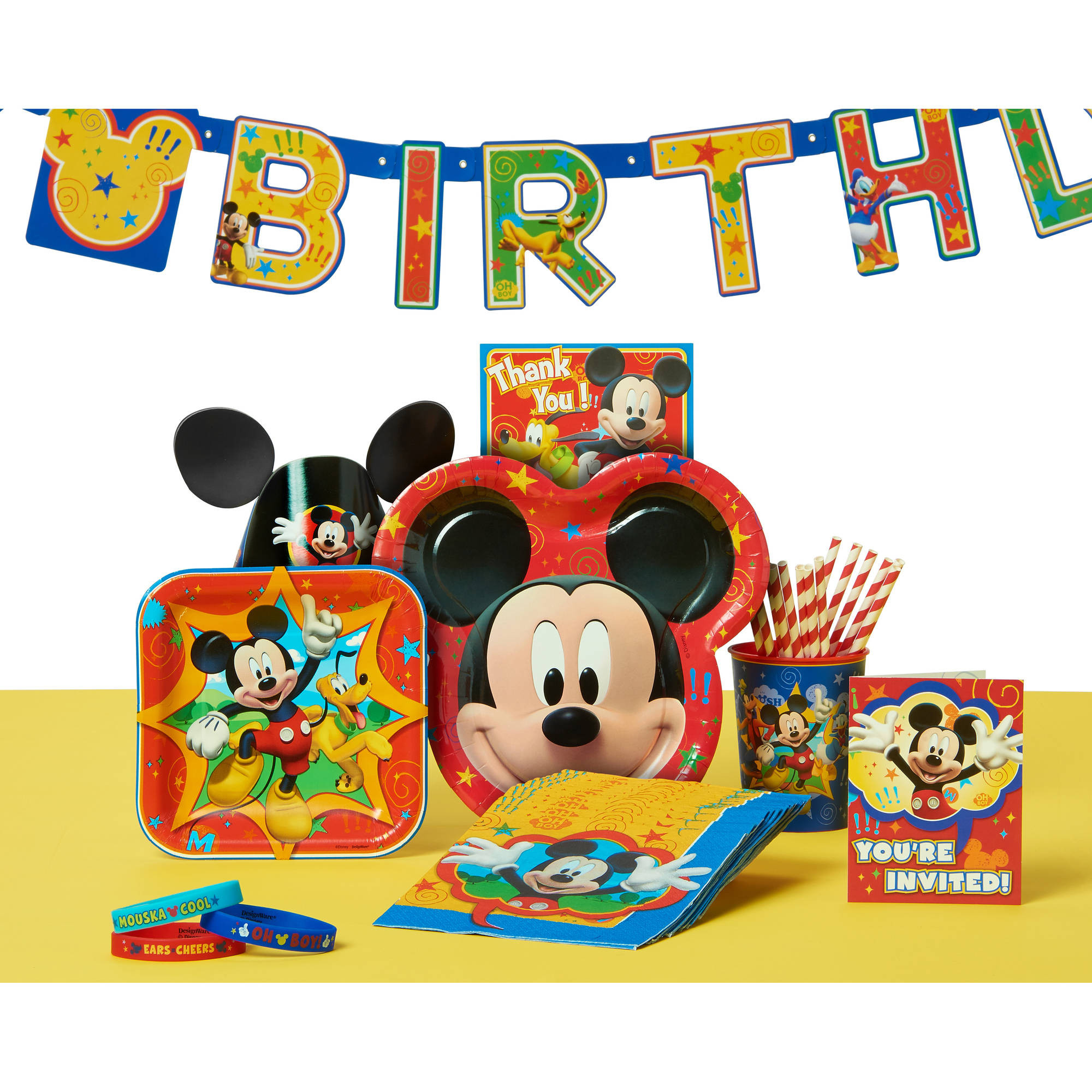 Mickey Mouse Birthday Decor
 Mickey Mouse Party Supplies Walmart