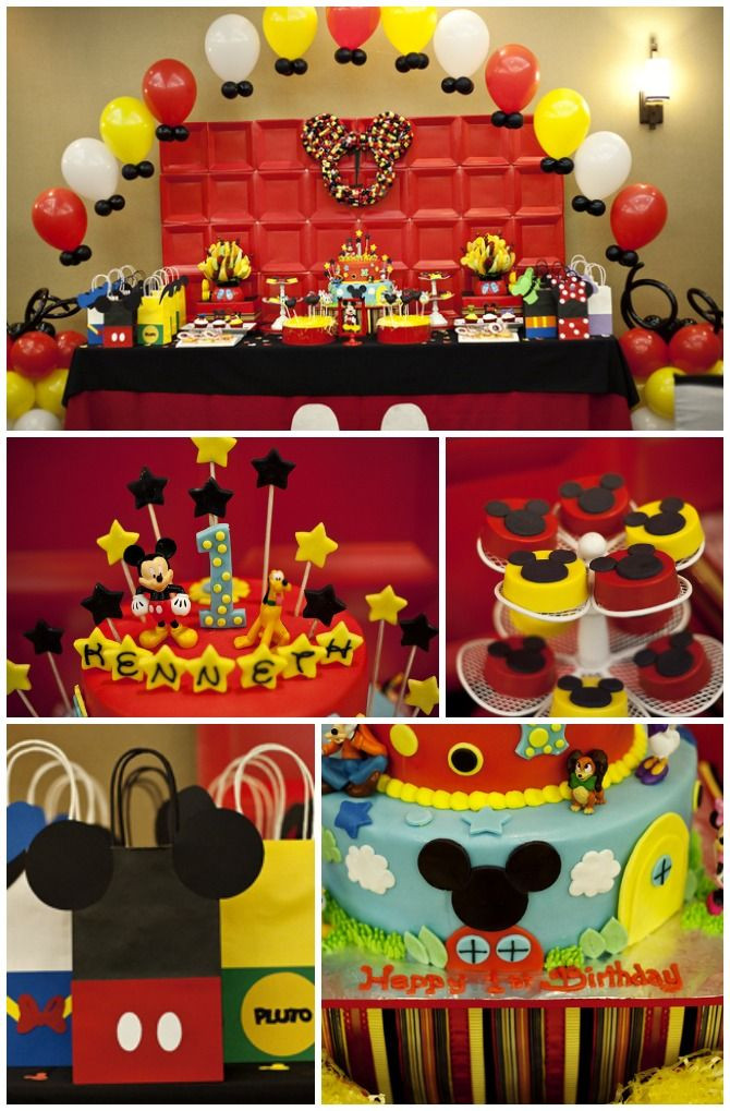 Mickey Mouse Birthday Decorations
 Friday Inspiration Mickey Mouse Themed Parties