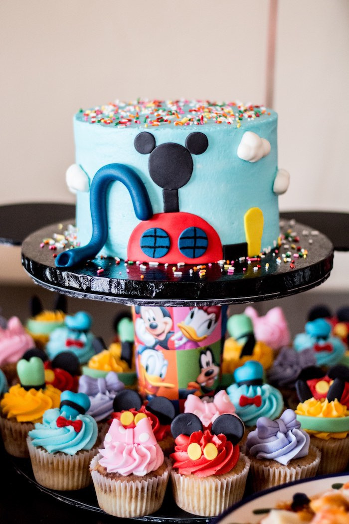 Mickey Mouse Birthday Party Ideas
 Kara s Party Ideas Mickey Mouse Clubhouse Themed Birthday