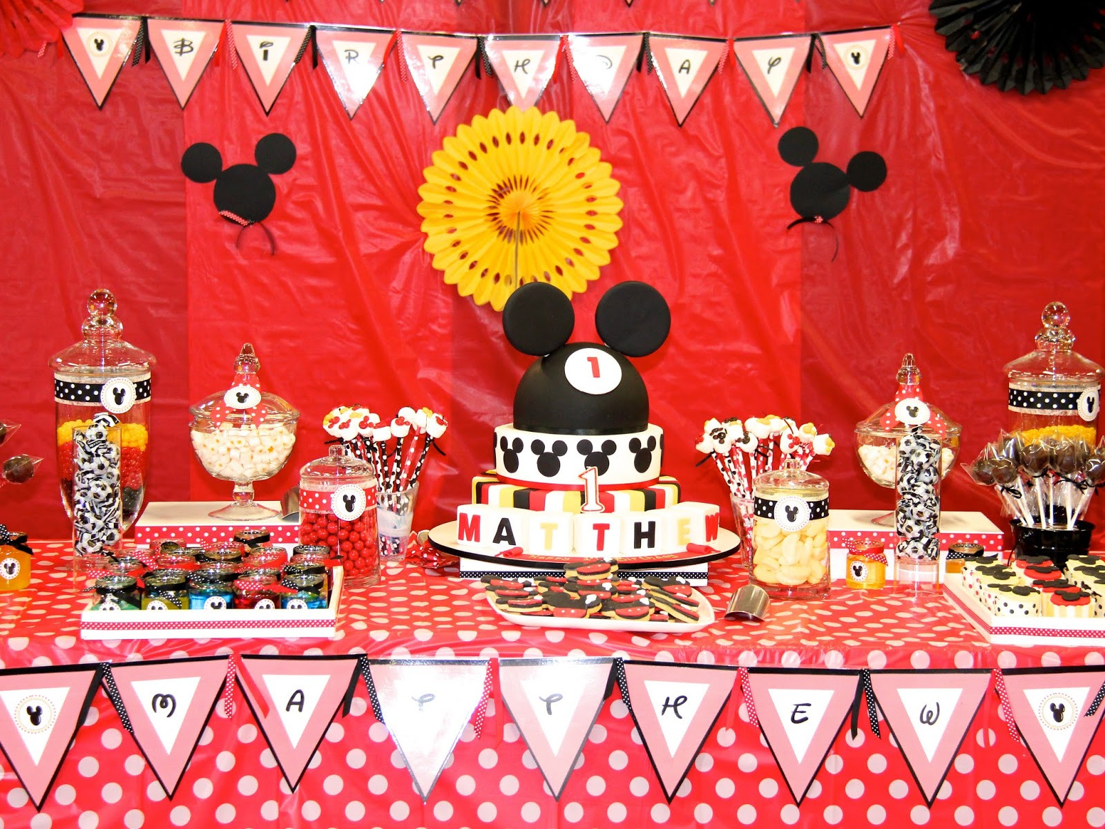 Mickey Mouse Birthday Party Ideas
 Kids Party Ideas Mickey Mouse Themed First Birthday
