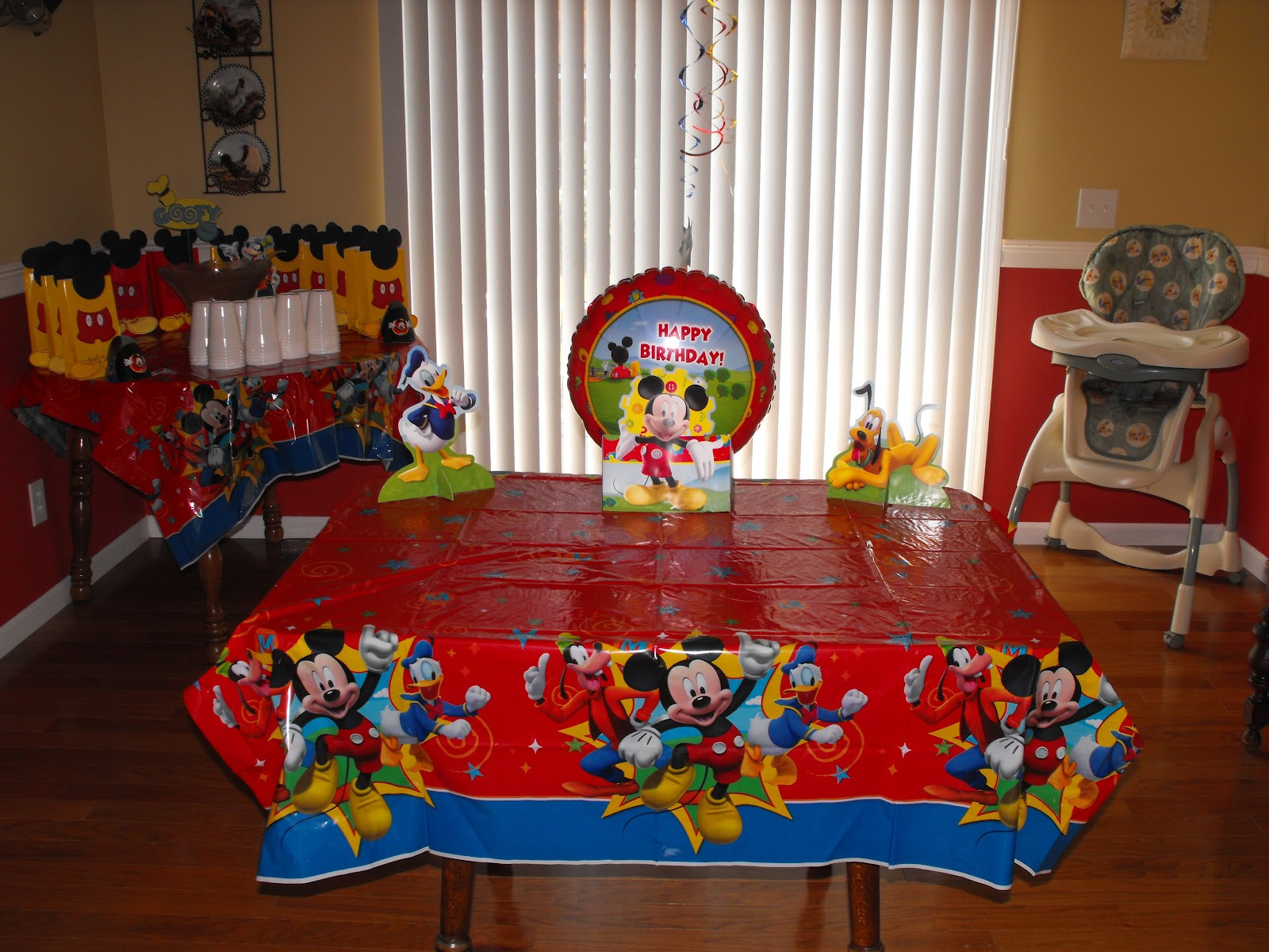 Mickey Mouse Clubhouse Birthday Party Decorations
 Where the walnut trees grow Mickey Mouse Clubhouse Party
