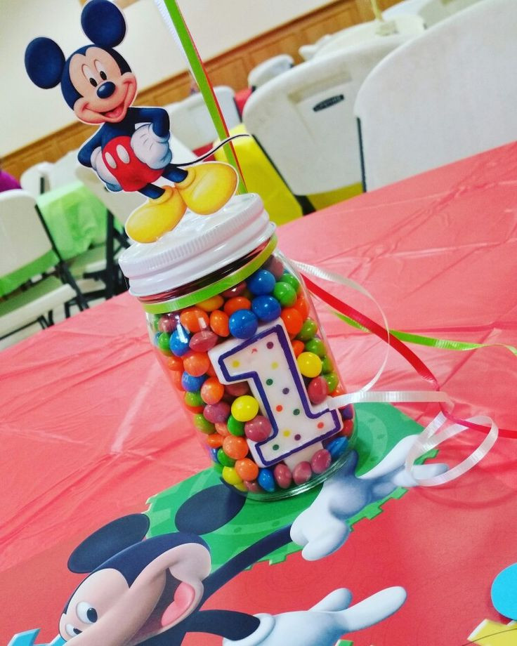Mickey Mouse Clubhouse Birthday Party Decorations
 Mickey Mouse Clubhouse Theme Birthday Centerpiece