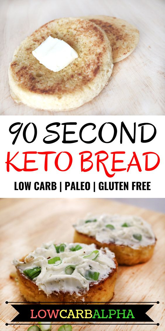 Microwave Bread Recipes
 90 Second Microwave Keto Bread