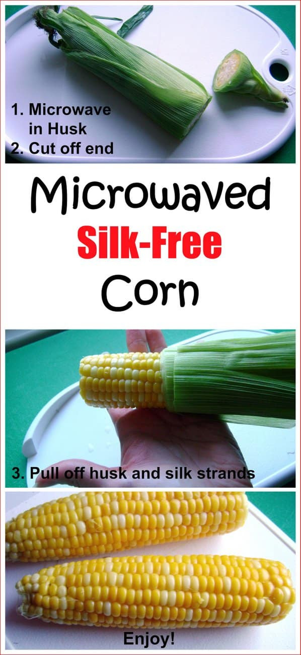 Microwave Corn In Husk
 Microwave Corn on the Cob in Husk and Slip Away Silk