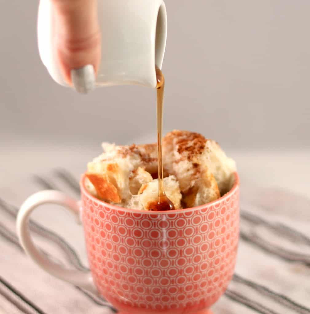 Microwave Desserts In A Cup
 2 Minute French Toast in A Cup