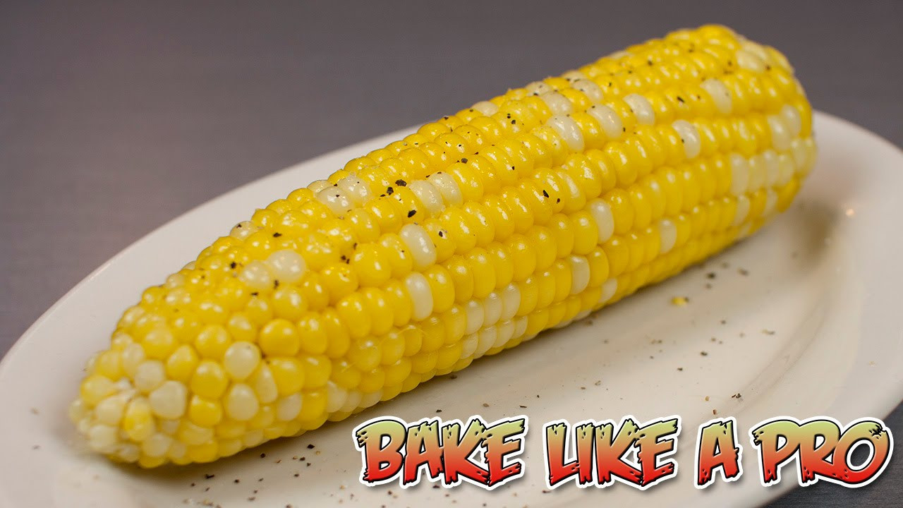 Microwave Shucked Corn On The Cob
 Easy Microwave Corn The Cob Recipe NO Shucking