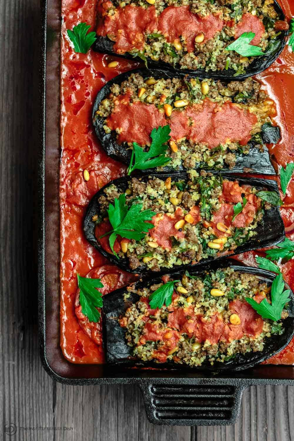 Middle Eastern Eggplant Recipes
 Stuffed Eggplant with Ground Beef