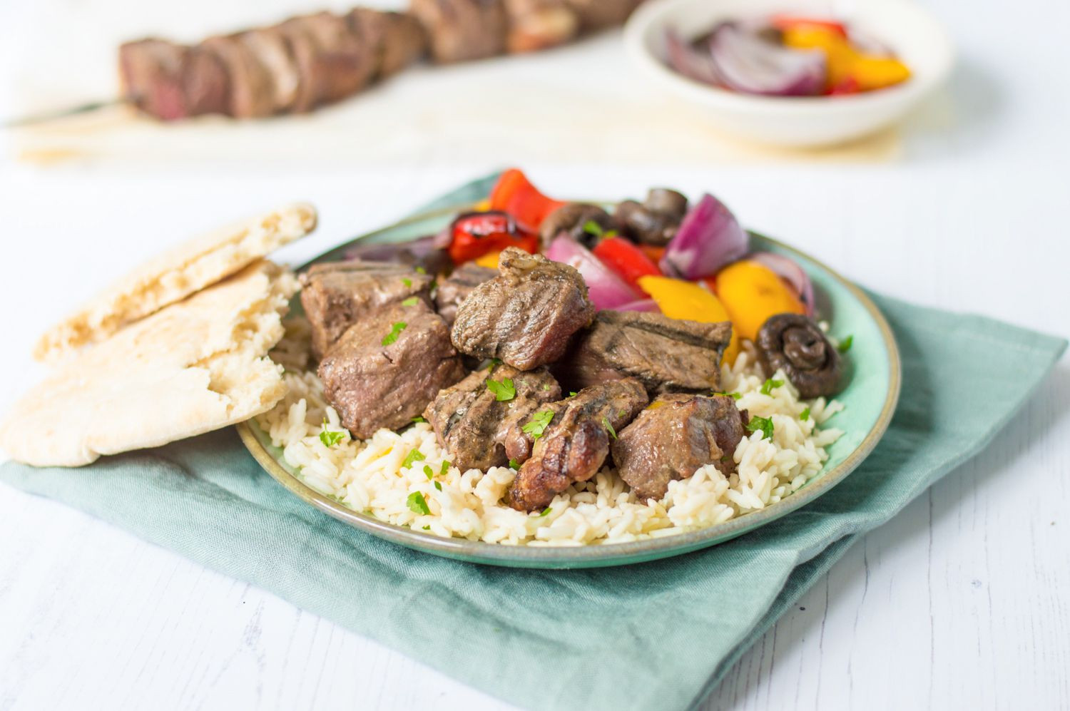 Middle Eastern Kabobs Recipes
 Middle Eastern Beef Shish Kebab Recipe