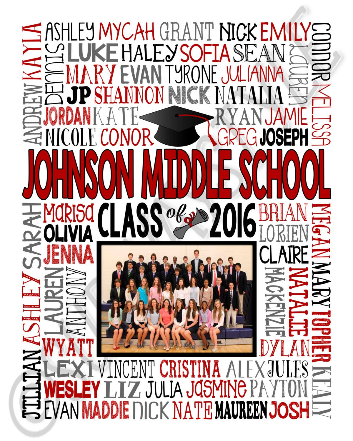 Middle School Graduation Gift Ideas
 Middle School Graduation Gift Class Picture by SubwayStyle