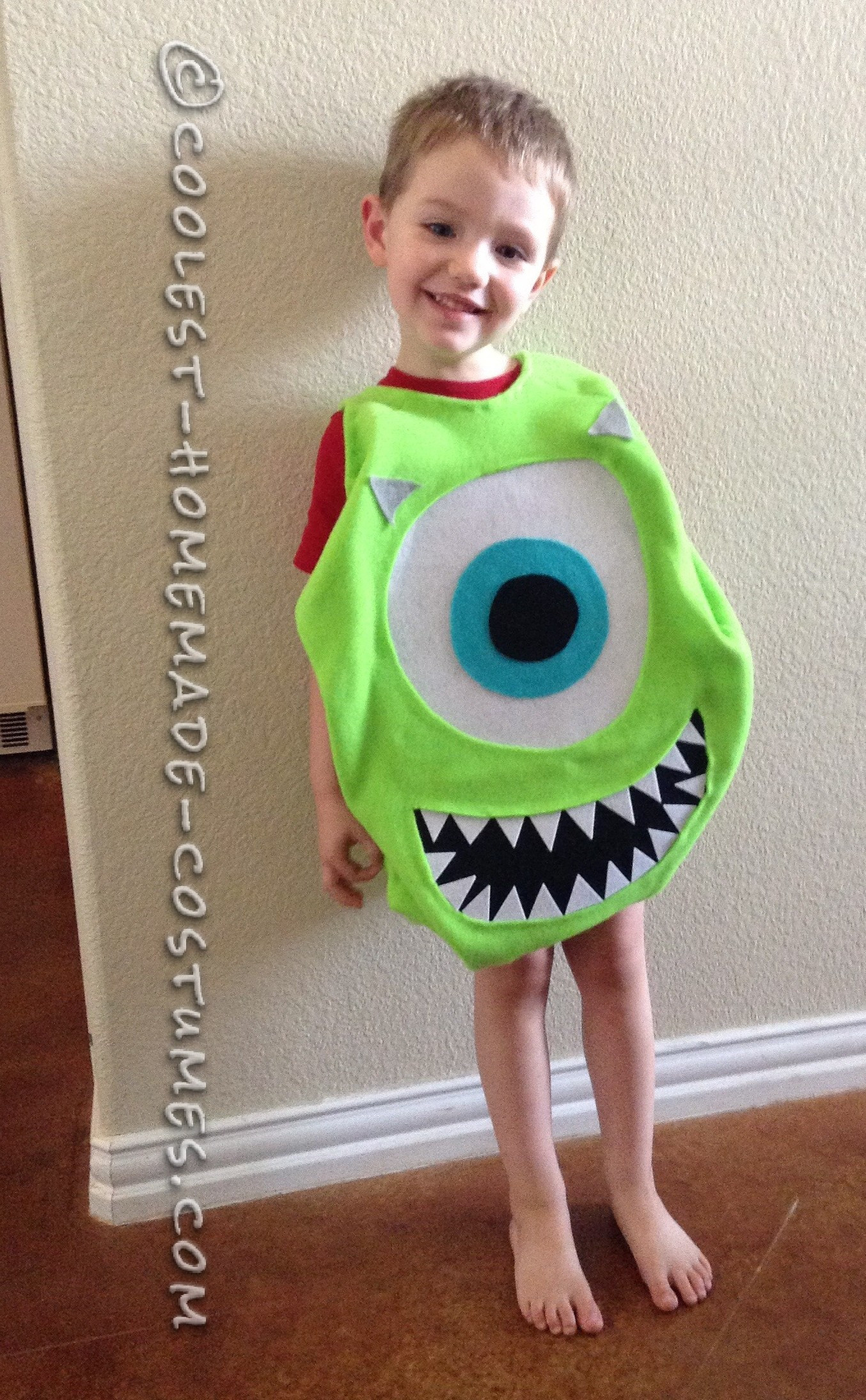 Mike Wazowski Costume DIY
 Cutest Mike Wazowski Costume for a Boy