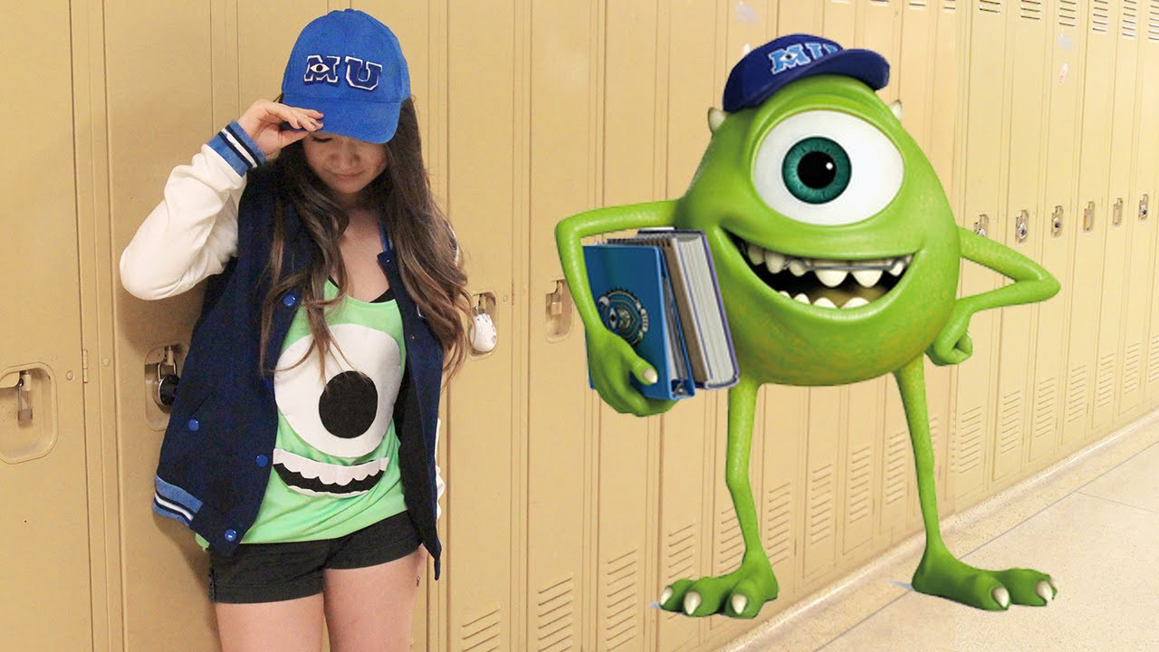 Mike Wazowski Costume DIY
 DIY Mike Wazowski Monsters University Costume no sew