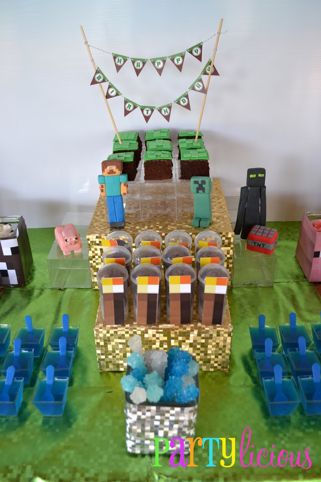 Minecraft Birthday Party Game Ideas
 Partylicious Events PR Minecraft Birthday Party