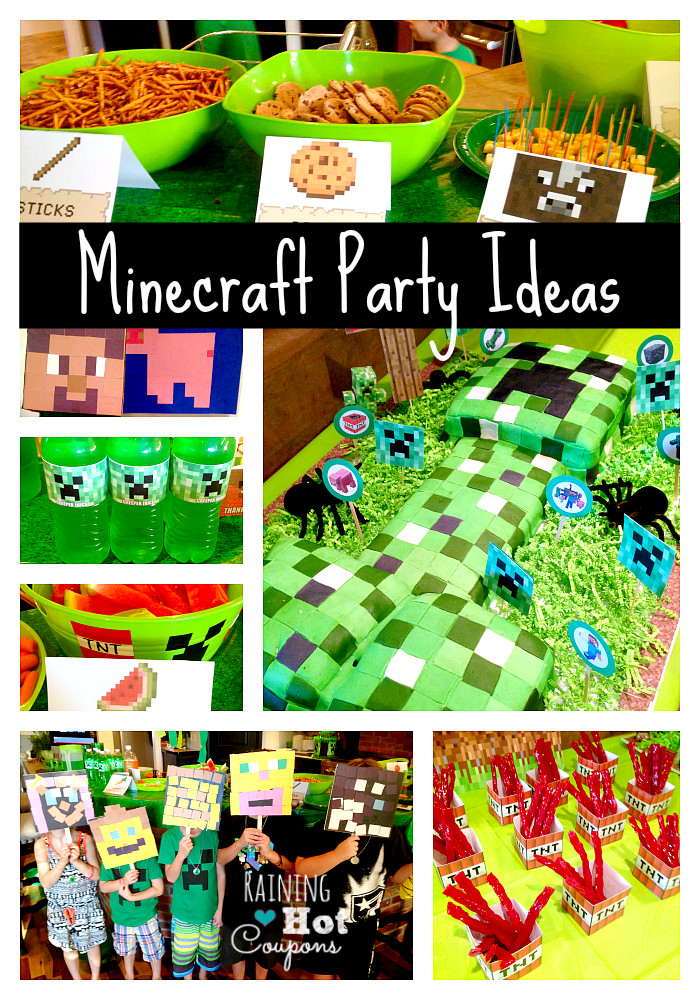 Minecraft Birthday Party Game Ideas
 The Most Amazing Minecraft Party Ideas Crafts Food