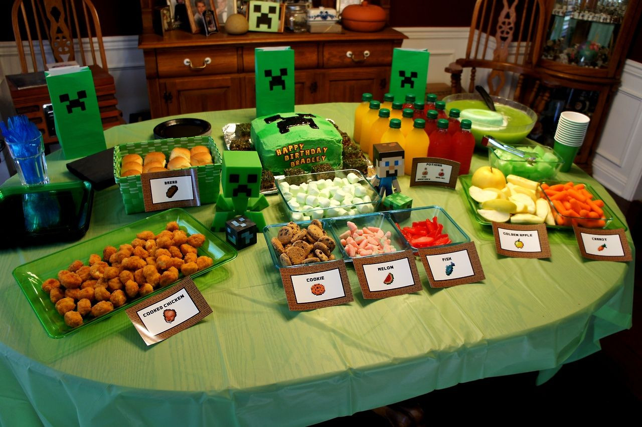 Minecraft Party Decorations DIY
 Fun Minecraft Kids Birthday Party Ideas