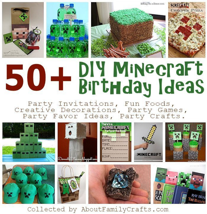 Minecraft Party Decorations DIY
 50 DIY Minecraft Birthday Party Ideas