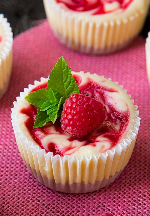 Mini Cheese Cake Cupcakes
 Raspberry Swirled Cheesecake Cupcakes Cooking Classy