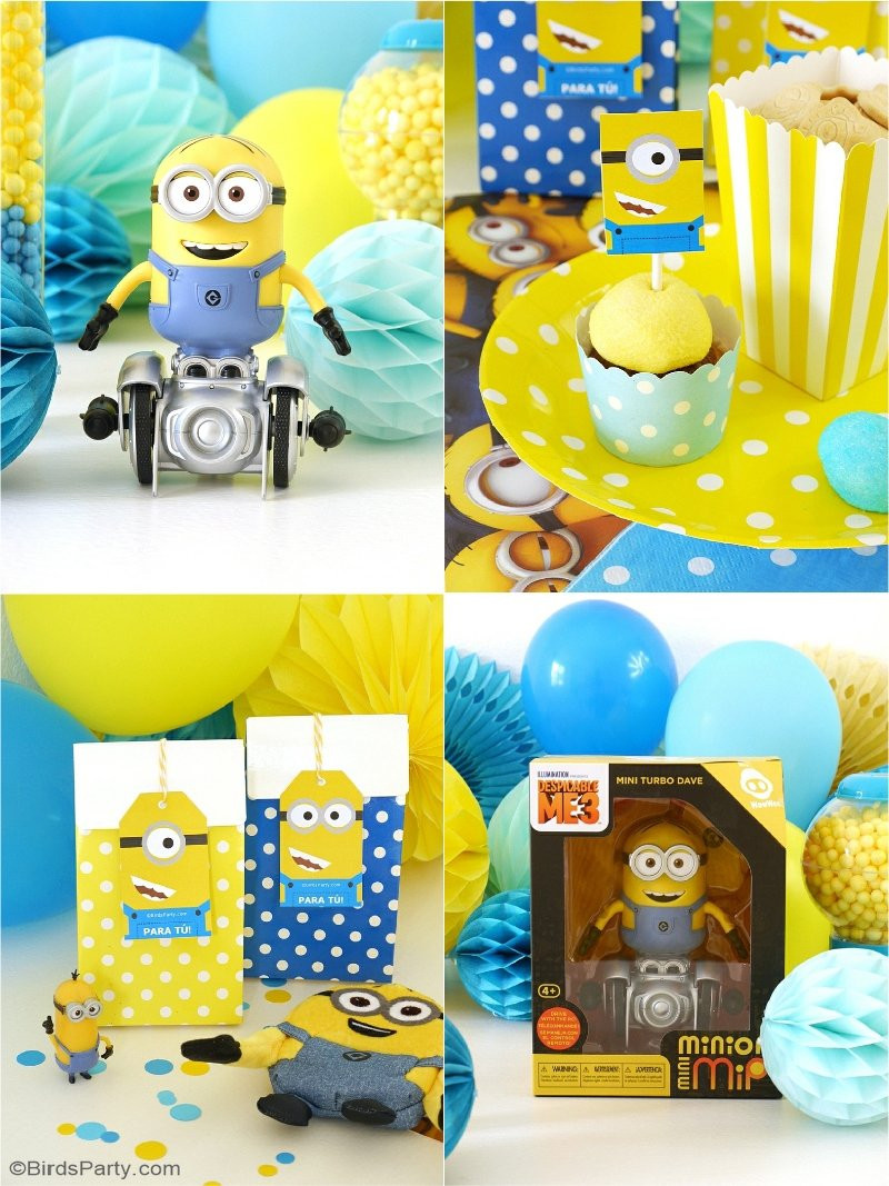 Minion Birthday Decorations
 Minion Inspired Birthday Party Ideas & FREE Printables