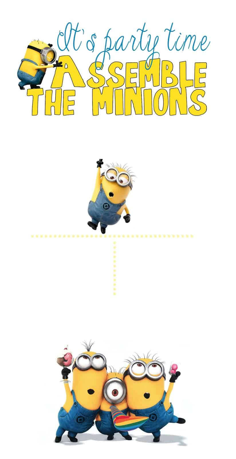 Minion Birthday Invitation
 30 MINION Ideas Assemble the Minions PELITABANGSA CA