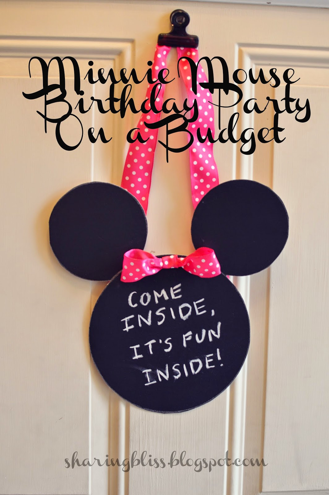 Minnie Birthday Decorations
 Minnie Mouse Birthday Party on a Bud