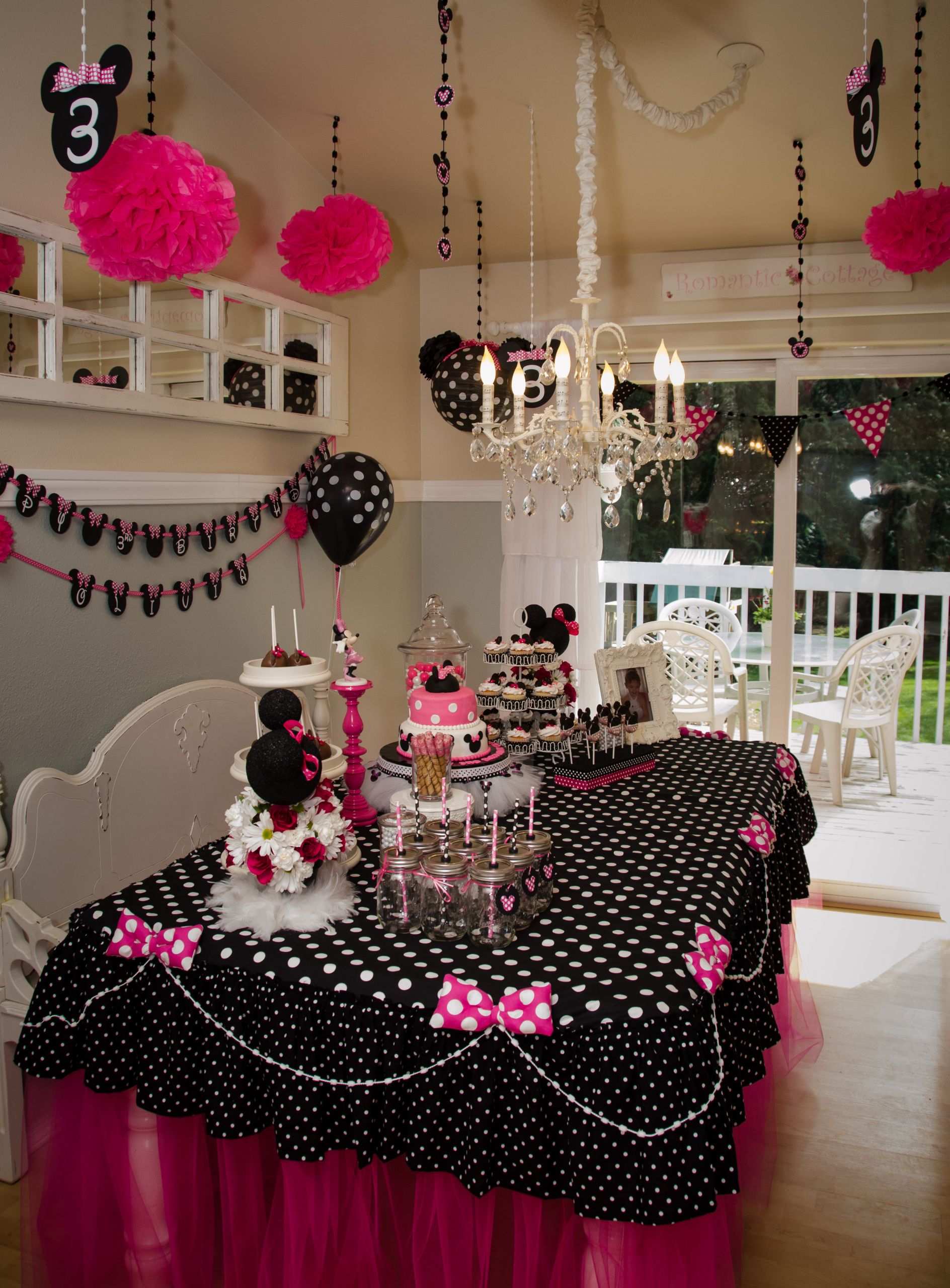 Minnie Birthday Decorations
 Minnie Mouse 3rd Birthday Party