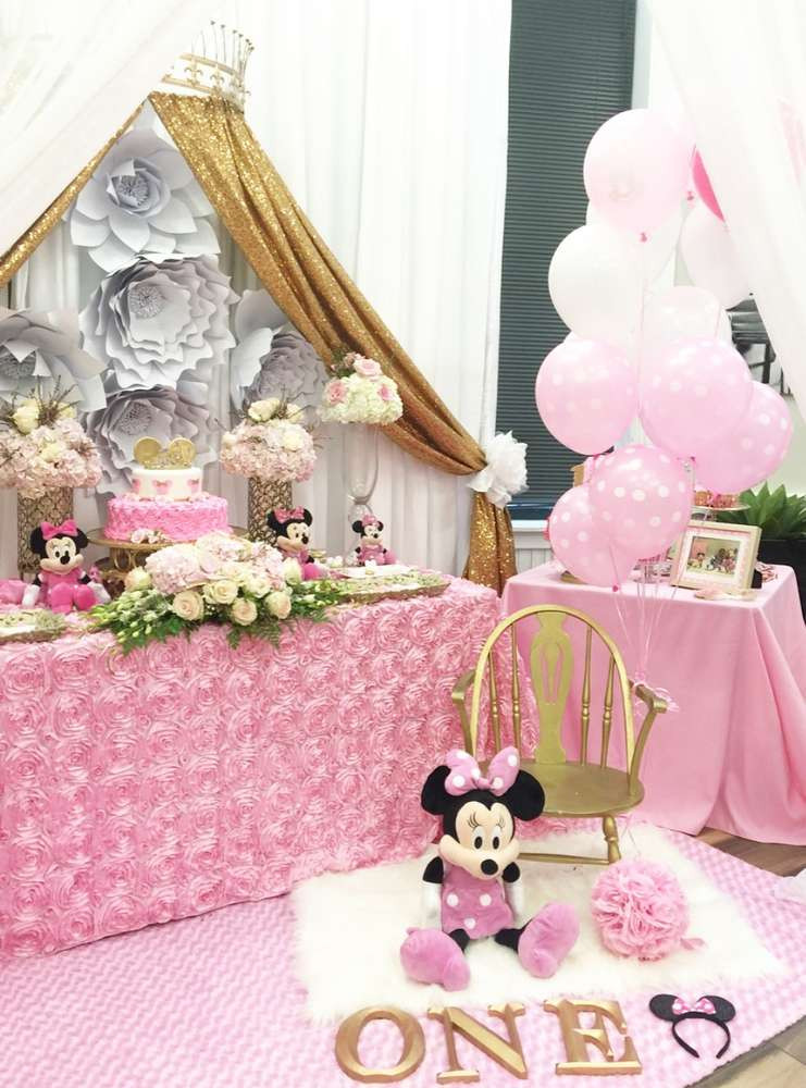 Minnie Birthday Decorations
 Charming Minnie Mouse Birthday Party Birthday Party