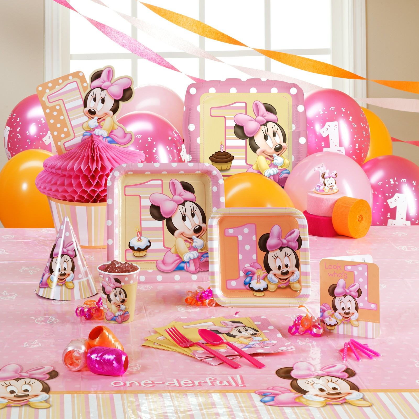 Minnie Mouse 1st Birthday Decorations
 Baby Minnie Mouse Decorations