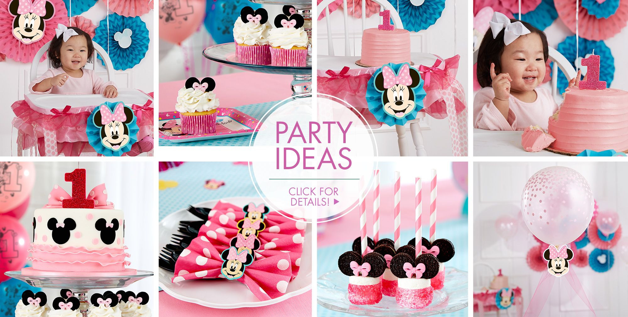 Minnie Mouse 1st Birthday Party Ideas
 Minnie Mouse 1st Birthday Party Supplies