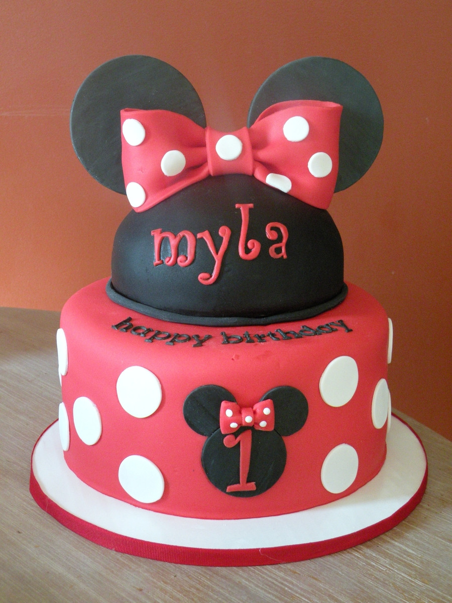 Minnie Mouse Birthday Cake Ideas
 Minnie 1St Birthday CakeCentral