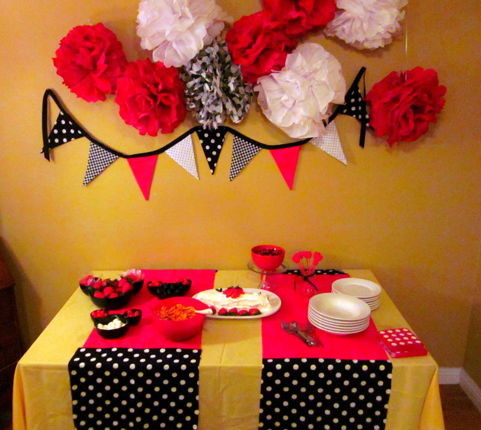Minnie Mouse Birthday Decorations Red
 We Grow By Our Dreams Minnie Mouse Party For Grown Ups