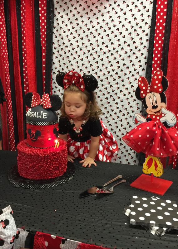 Minnie Mouse Birthday Decorations Red
 Minnie Mouse Tutu Birthday Decoration Tutu by