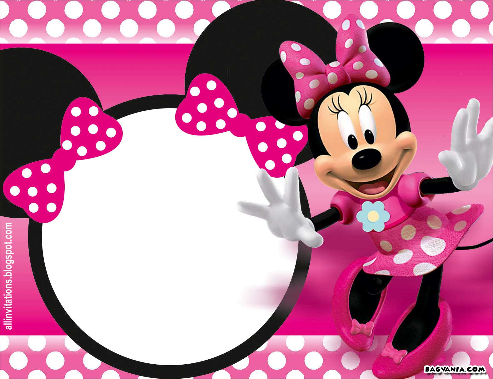 Minnie Mouse Birthday Invitations Printable
 Free Printable Minnie Mouse Birthday Invitations – FREE