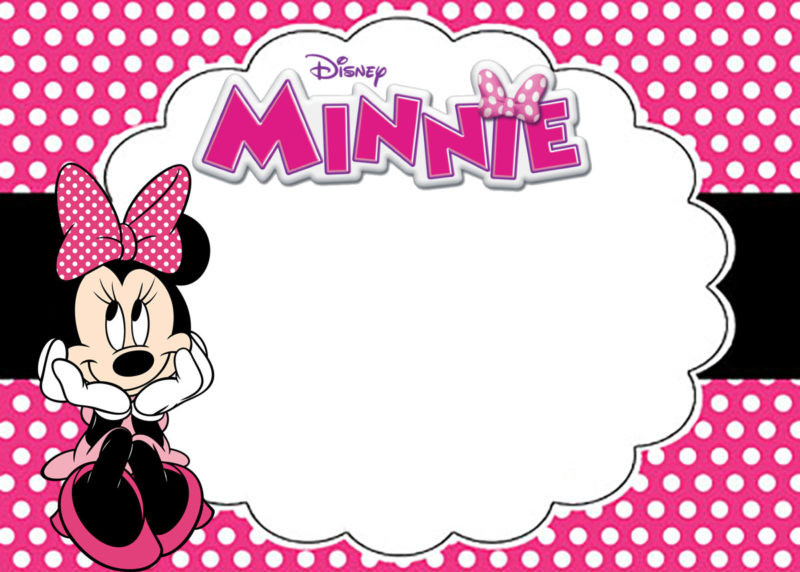 Minnie Mouse Birthday Invitations Printable
 Free Printable Minnie Mouse Birthday Party Invitation Card