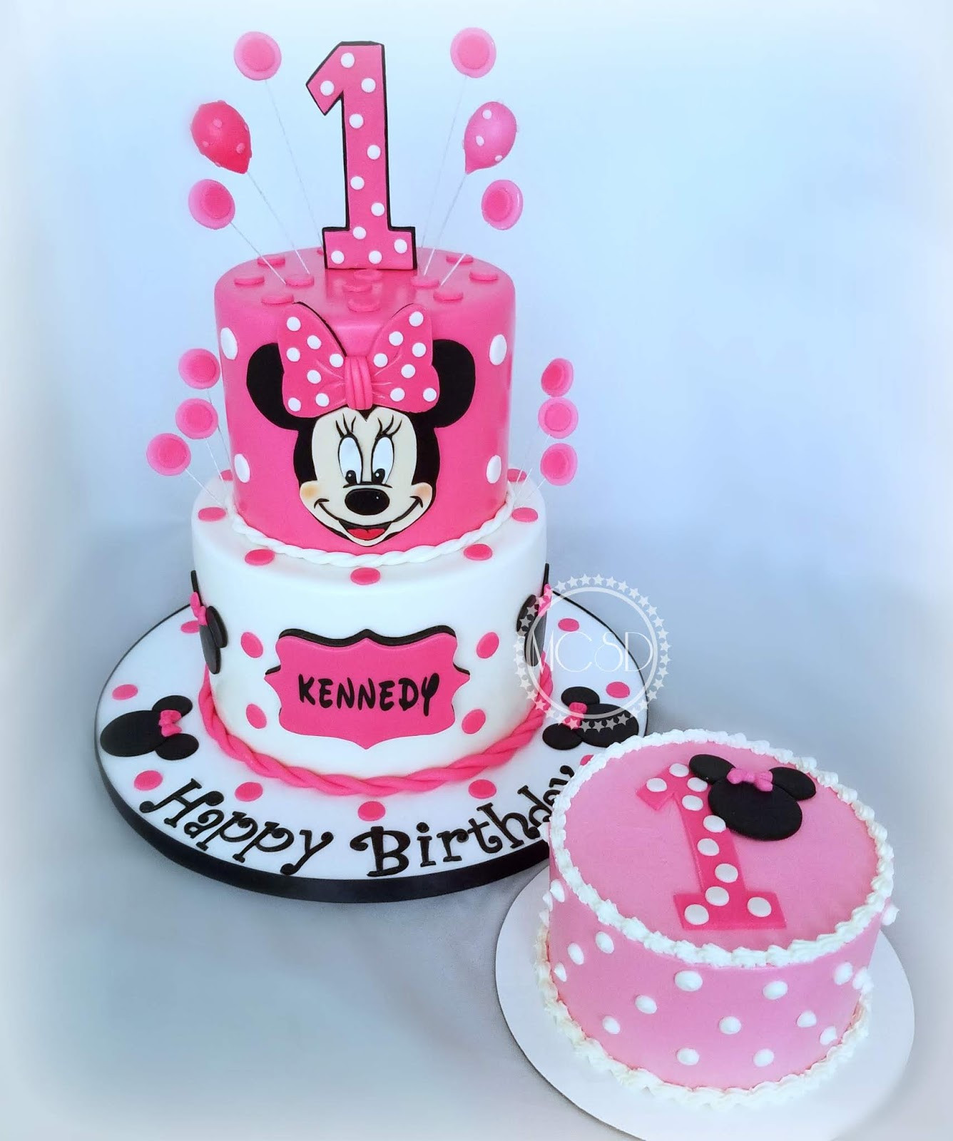 Minnie Mouse Cakes For 1st Birthday
 MyCakeSweetDreams Minnie Mouse 1st Birthday Cake