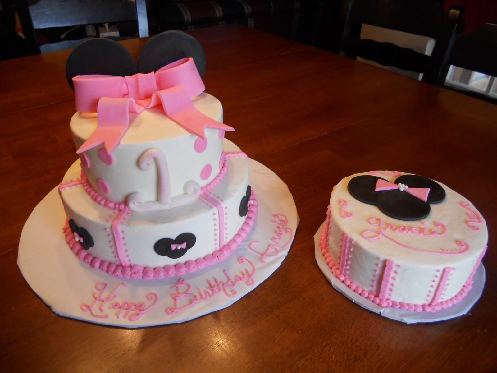 Minnie Mouse Cakes For 1st Birthday
 Treat Dreams Minnie Mouse 1st Birthday Cake