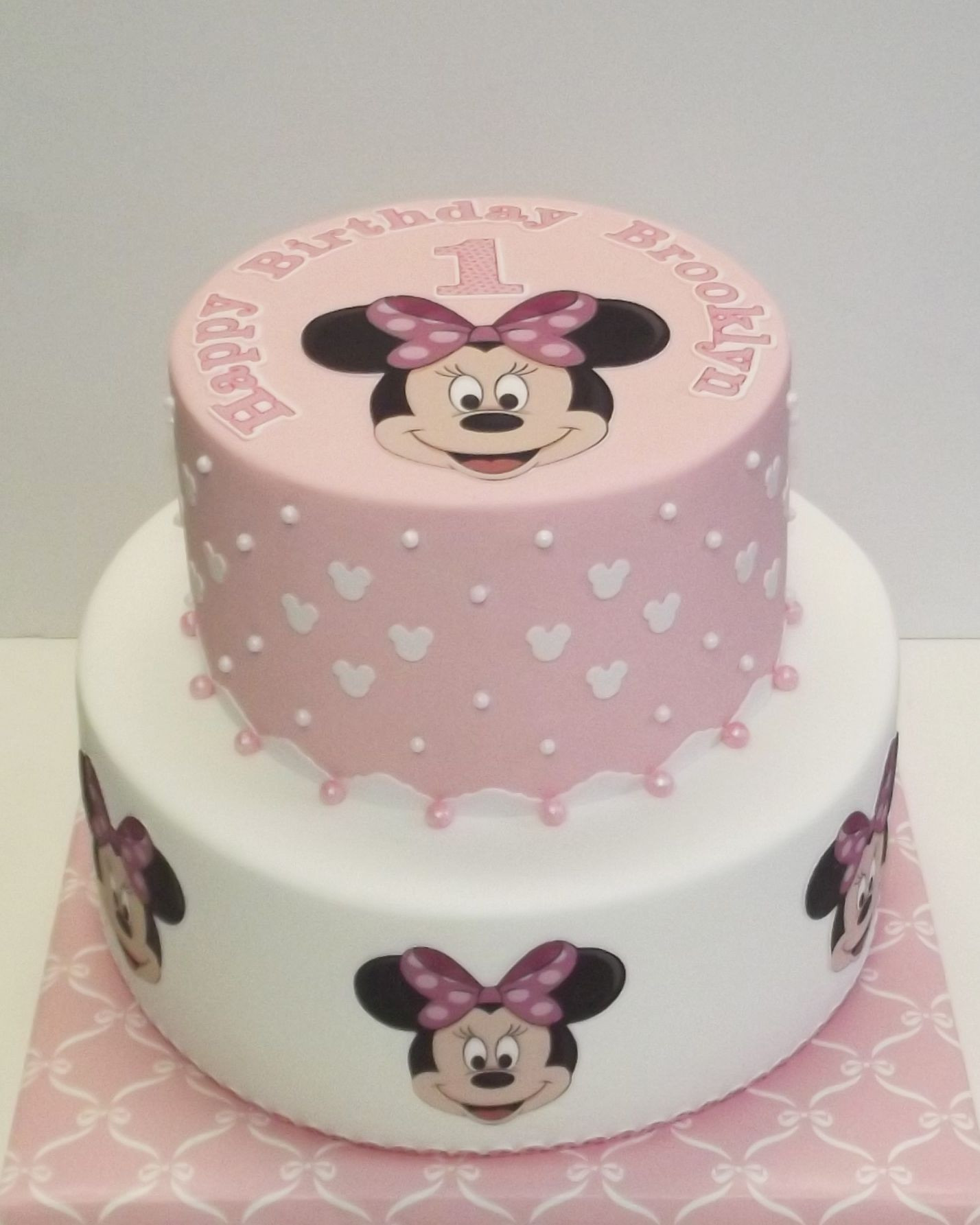 Minnie Mouse Cakes For 1st Birthday
 Minnie Mouse 1st Birthday Cake Cake licious