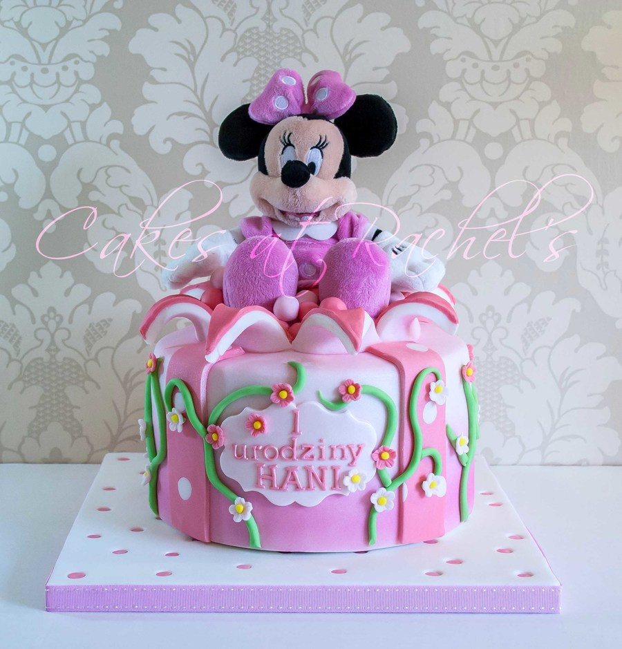 Minnie Mouse Cakes For 1st Birthday
 Minnie Mouse 1St Birthday Cake CakeCentral