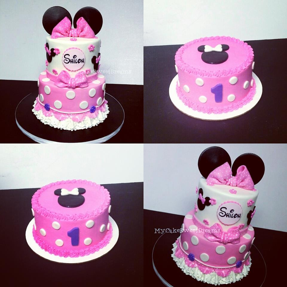 Minnie Mouse Cakes For 1st Birthday
 CakesbyZana Minnie Mouse 1st Birthday Cake