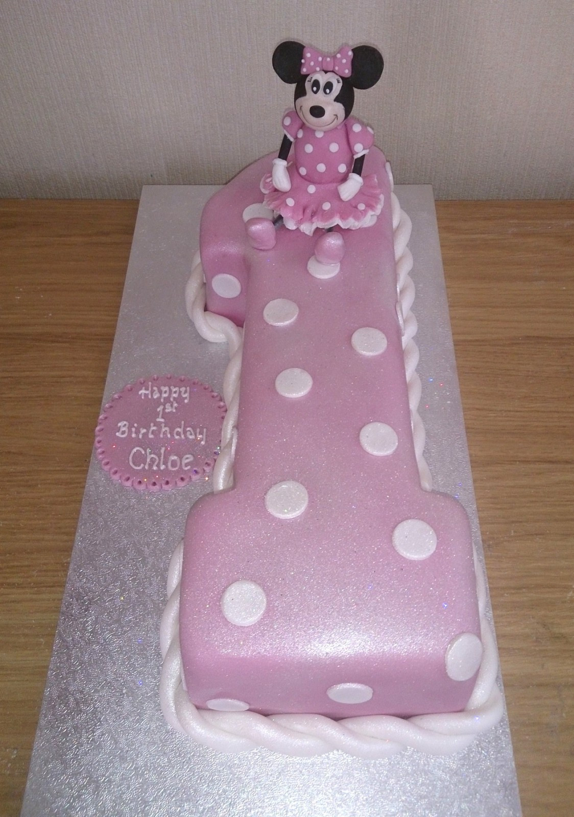 Minnie Mouse Cakes For 1st Birthday
 Minnie Mouse 1st Birthday Cake Susie s Cakes