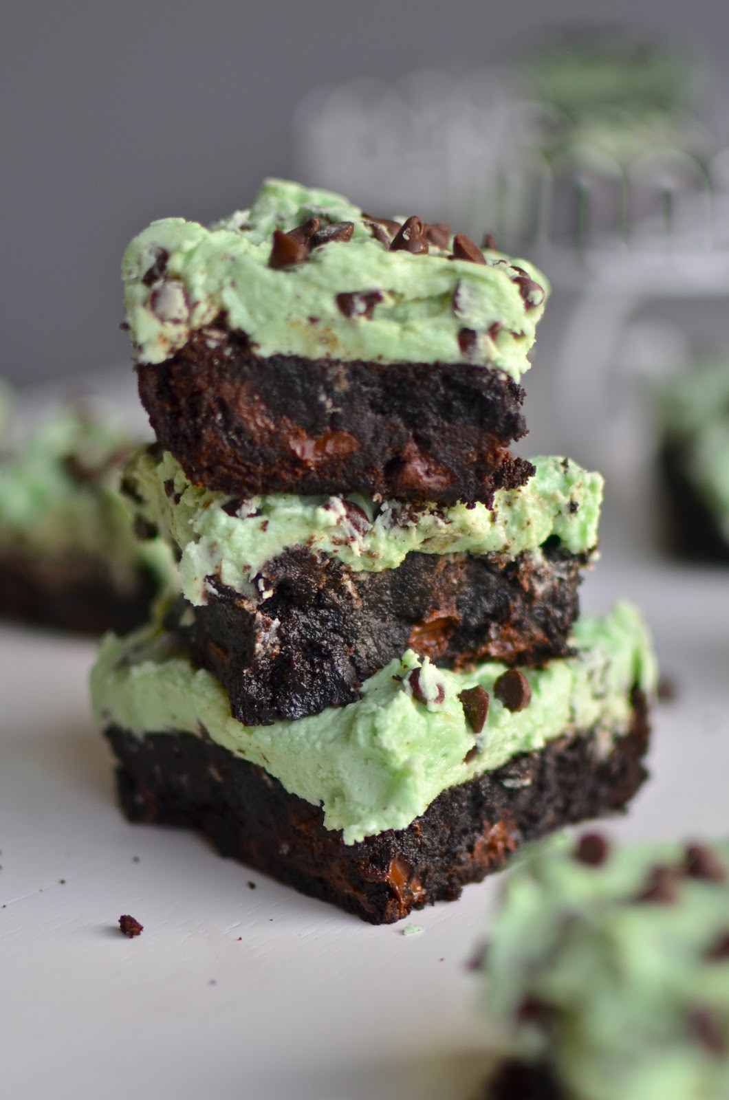 Mint Chocolate Chip Brownies
 Yammie s Noshery Mint Chocolate Chip Brownies