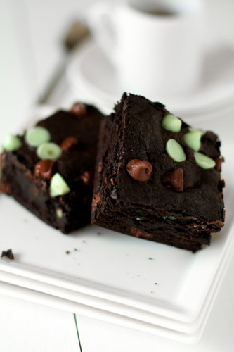 Mint Chocolate Chip Brownies
 Mint Chocolate Chip Brownies Recipe