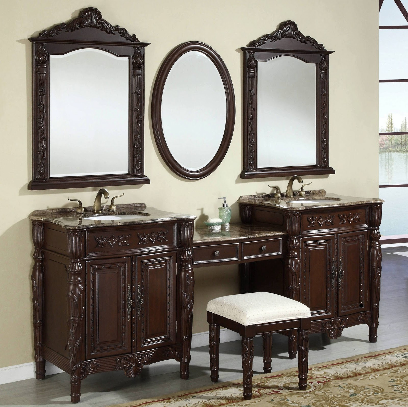 Mirrored Vanities For Bathroom
 Bathroom Vanity Mirrors Models and Buying Tips Cabinets