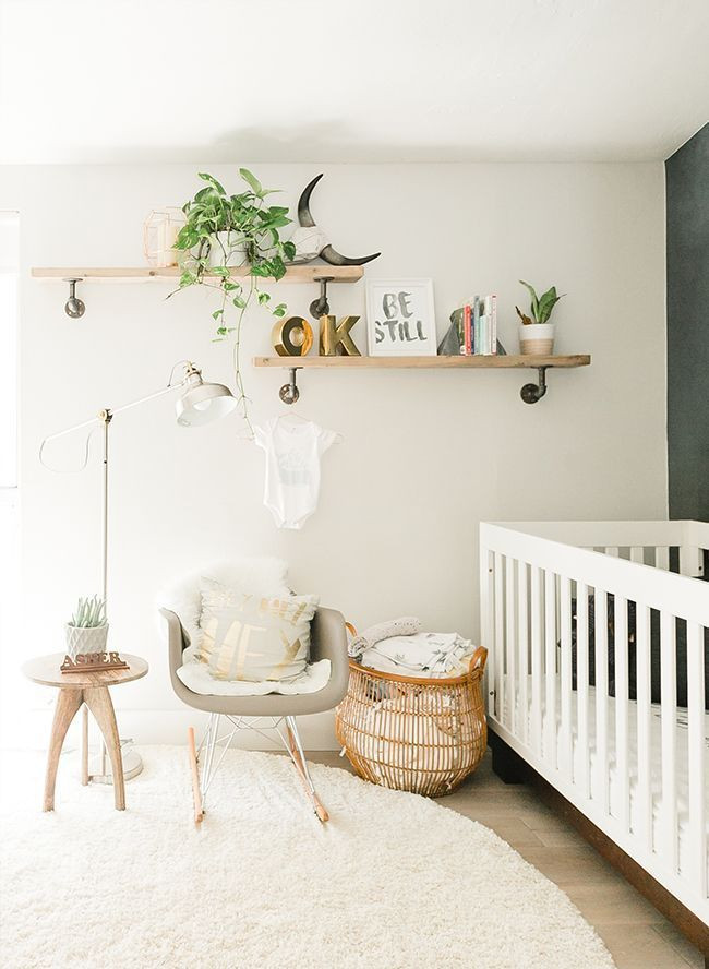 Modern Baby Room Decor
 Modern Smoke Mural Nursery for a Baby Boy