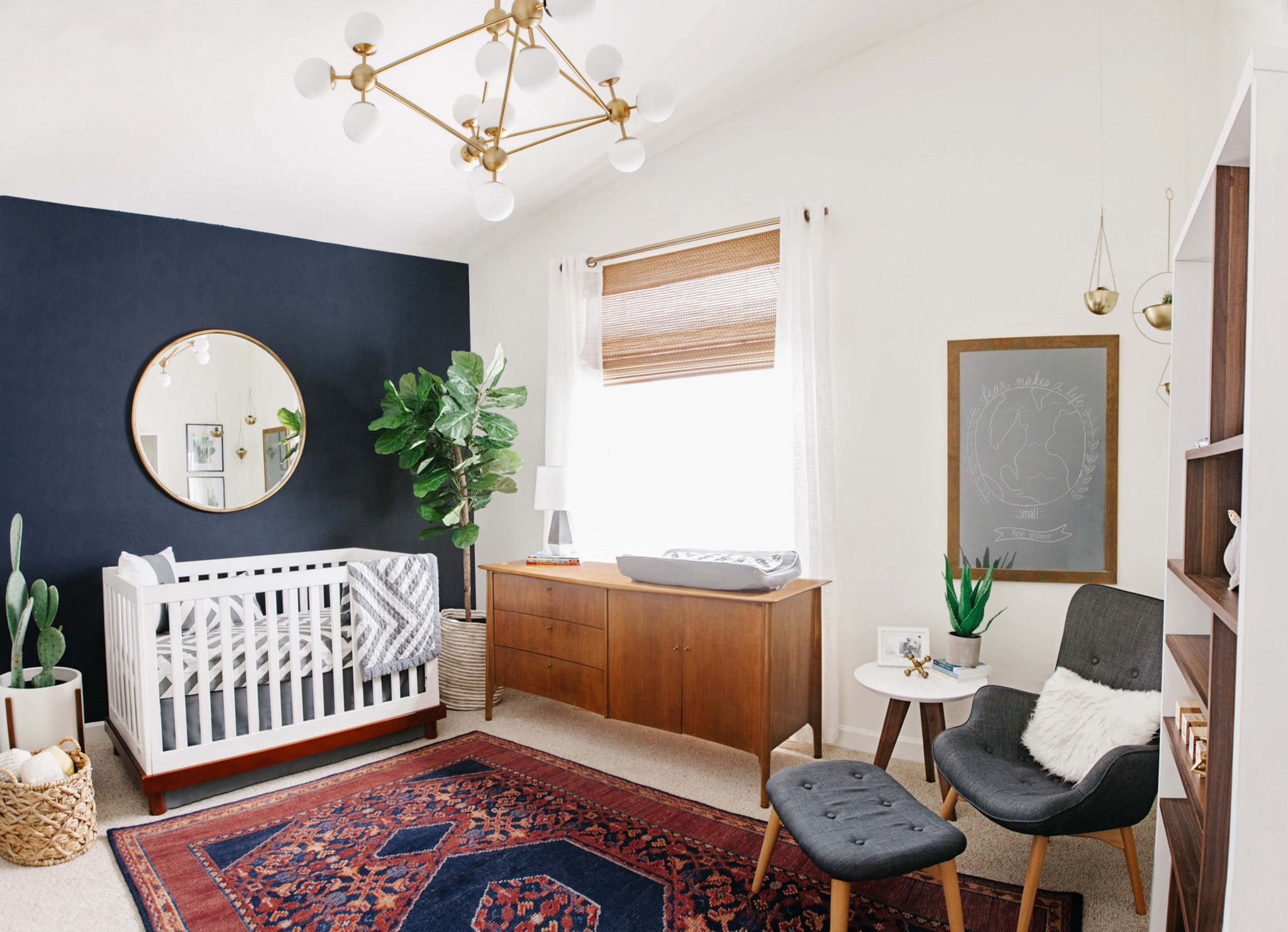 Modern Baby Room Decor
 Alexandra Evjen Nursery Reveal Project Nursery