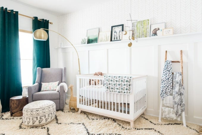 Modern Baby Room Decor
 Natural Baby Nursery Design Reveal