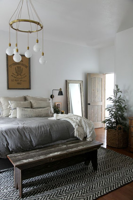 Modern Farmhouse Bedroom
 Modern Farmhouse Christmas Ideas Hello Lovely