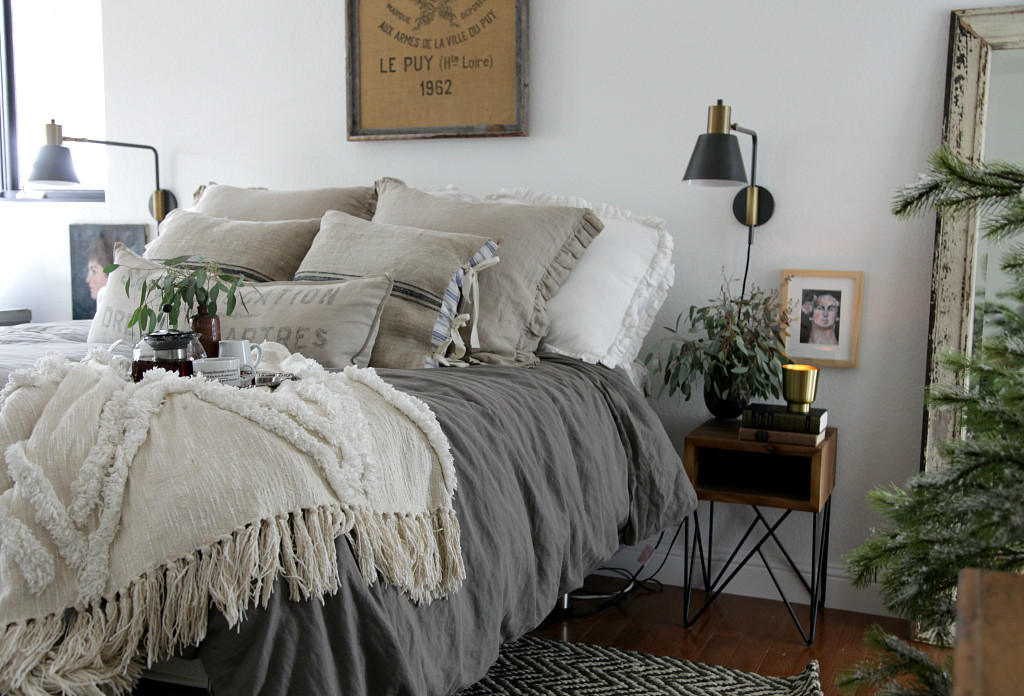 Modern Farmhouse Bedroom
 Modern Farmhouse Bedroom Simple Christmas Jeanne Oliver