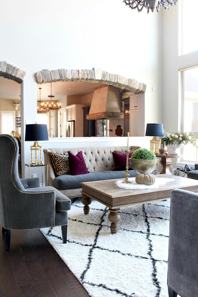 Modern Glam Living Room
 CH Living Room The House of Silver Lining