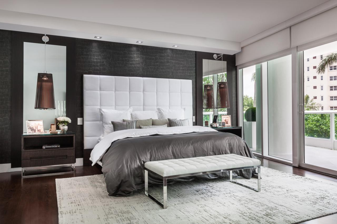 Modern Gray Bedroom
 Stuning Grey Contemporary Bedroom Ideas Mosca Homes