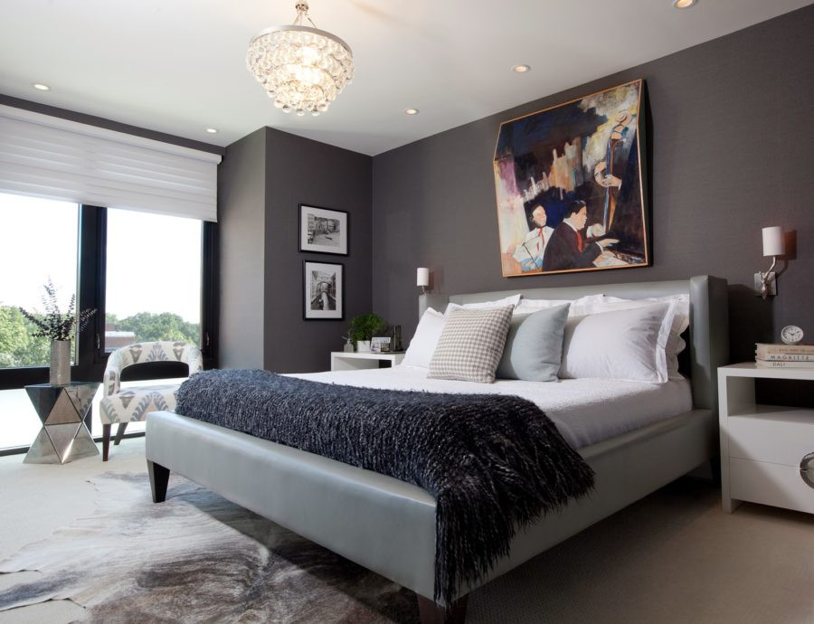 Modern Gray Bedroom
 40 Gray Bedrooms You ll Be Dreaming About Tonight